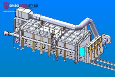 Проектирование, изготовление, монтаж и пуско-наладка газовой термической печи с выкатным подом
